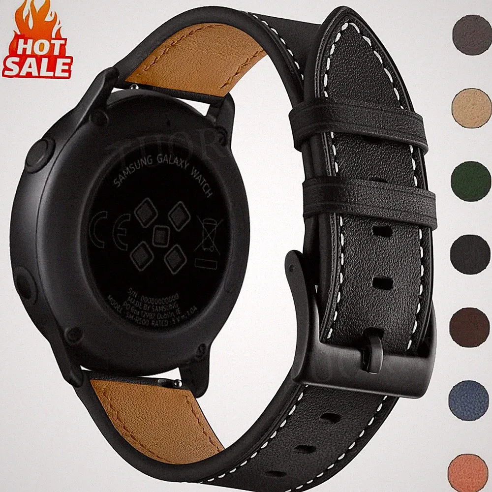 Leder Armband Für Fossil Gen 6 5 5E 44mm/Gen 5 LTE 45mm/Men's Sport 22mm Band