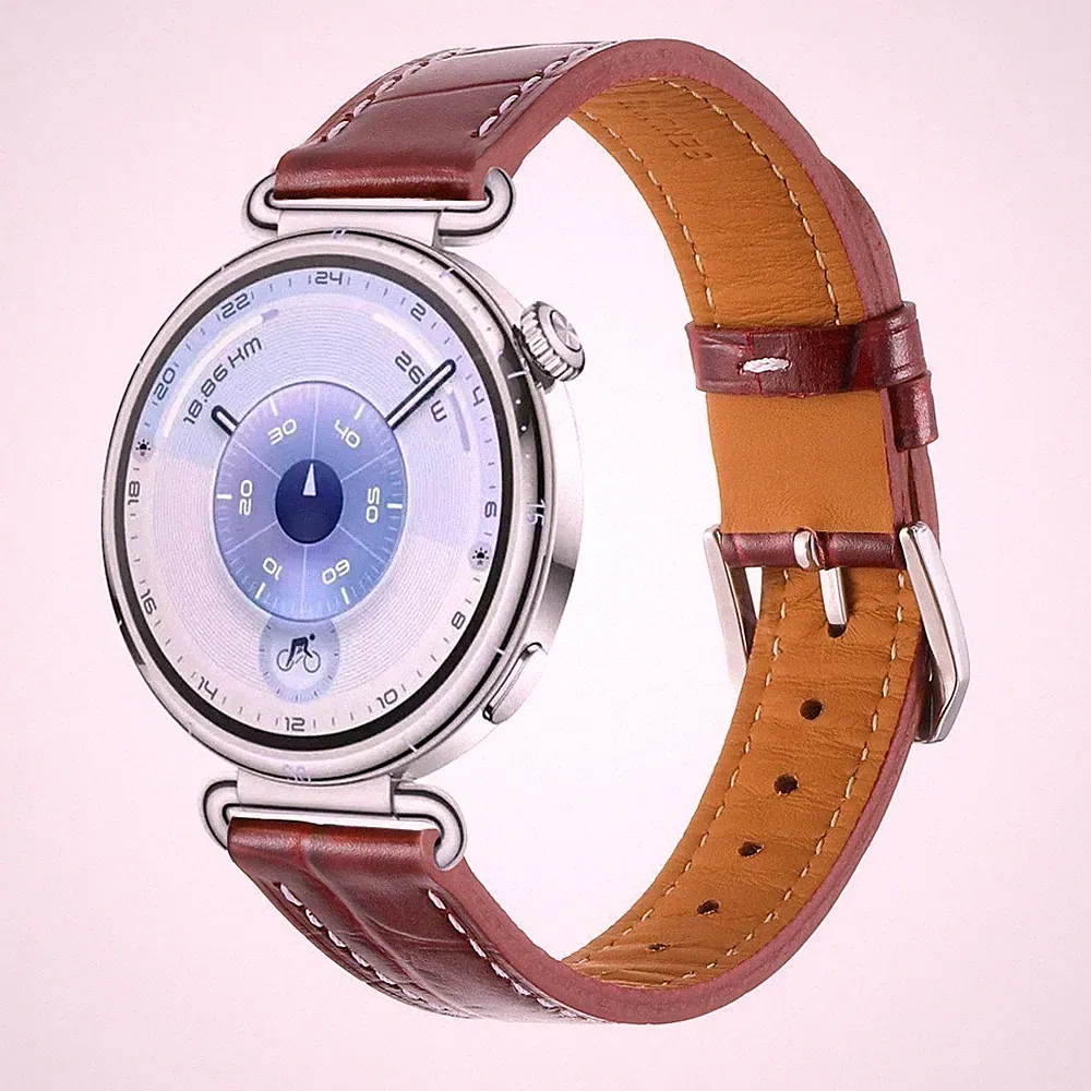 Leder Watch Uhrenarmband Für Garmin Vivoactive 4S Venu 2S 3S 255S 265S 18mm Band