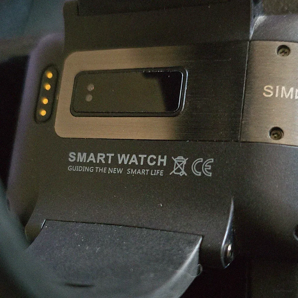 LEMFO Smart Watch SIM-Karten-Slot Schwarz Silikon Android iOS 50mm Gebraucht