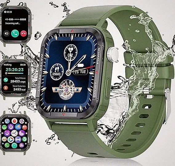LIGE Smartwatch Herren Damen - 1.85" LCD Smart Watch mit Alexa-Stimme,defekt