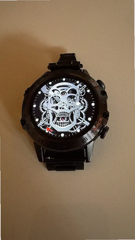 Lige Smartwatch K52. Mit einem Metall und einem Kunststoffarmband.