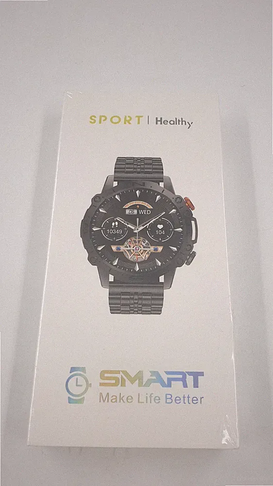 LIGE ST19 Smartwatch Herren Metall Armband Bluetooth Anruf Schwarz NEU_0,254_5