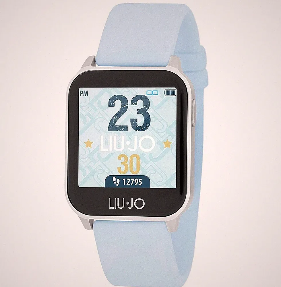 Liu Jo Energy Smartwatch Armband Uhr Herren Damen Blau 40 mm 2 Jahre