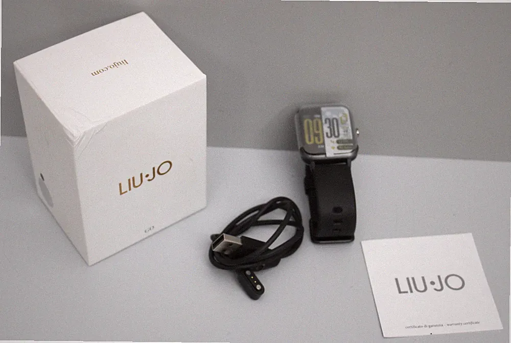 Liu Jo Jeans Digital Smartwatch Uhr mit Silikon Armband SWLJ045 Schwarz ,NEU
