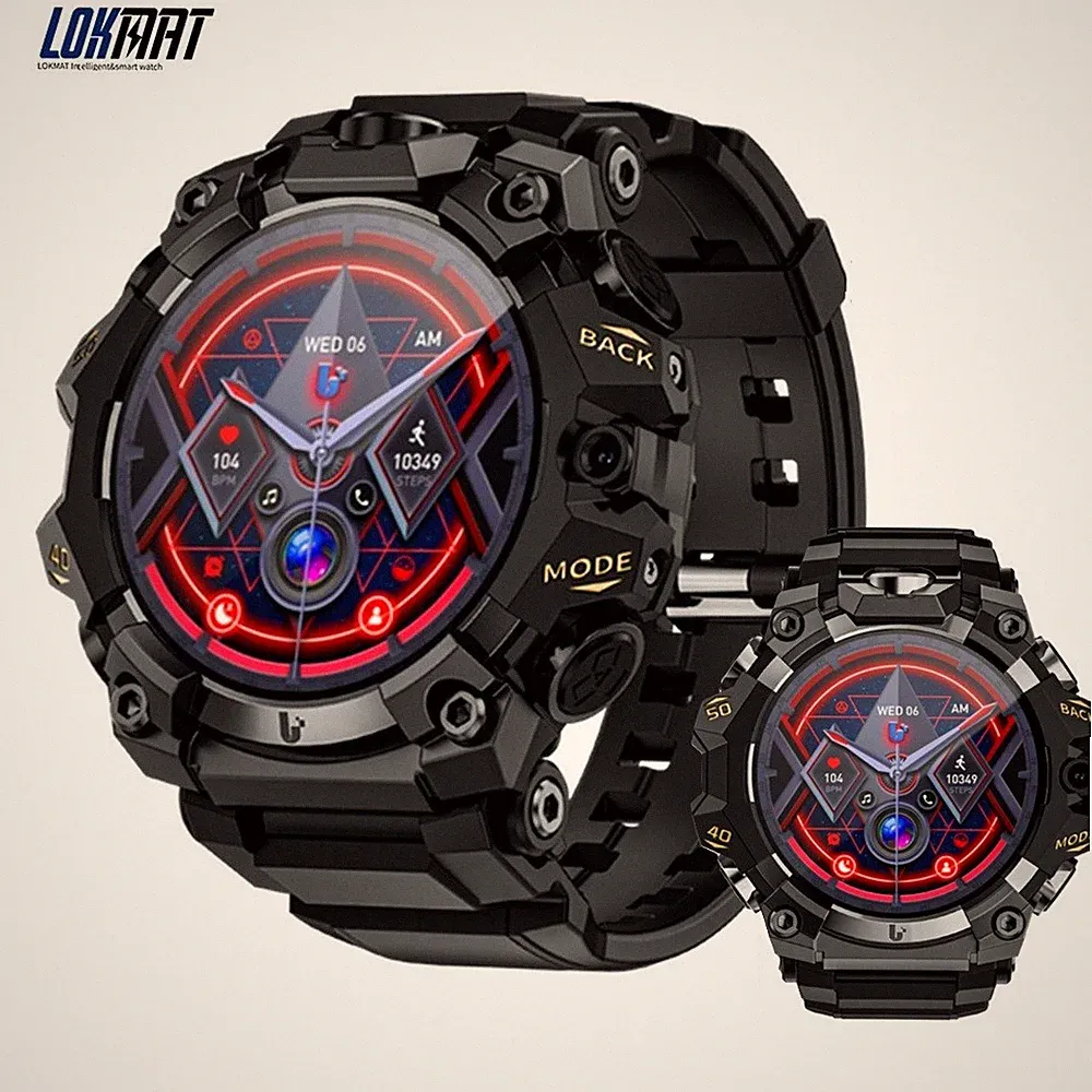 LOKMAT APPLLP 2 Pro Damen Herren Robust Smartwatch mit Telefonfunktion 4GB+64GB