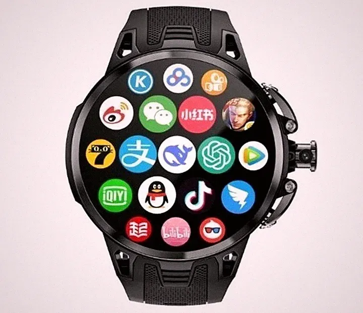 LOKMAT APPLLP 4 PRO 4G Smartwatch 3GB+32GB Android 11 GPS Herzfrequenz-Monitor