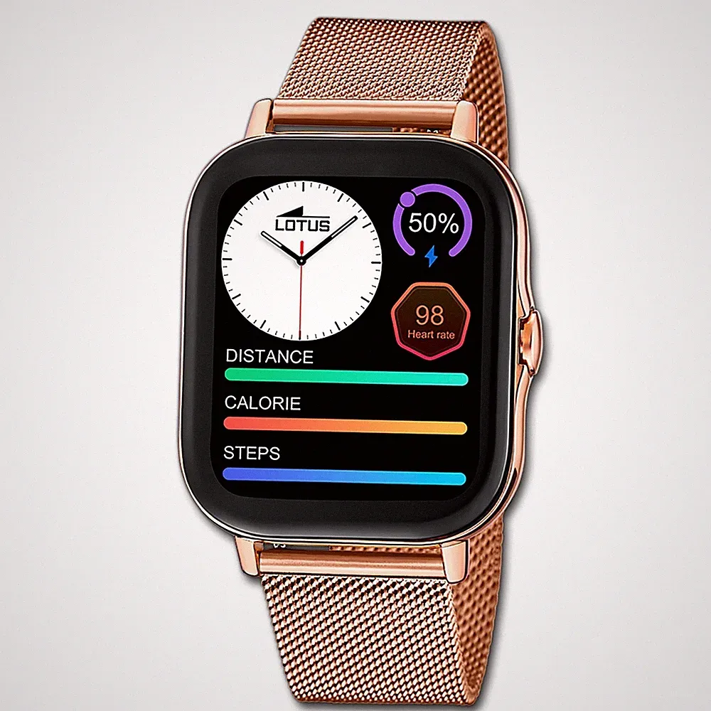 Lotus Damenuhr Smartwatch Smartwatch Edelstahl kupfer roségold UL50045/1