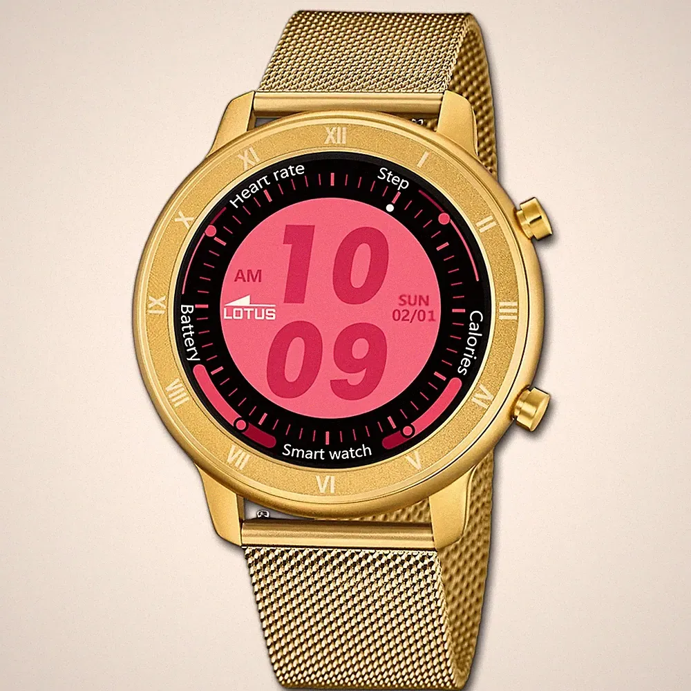 Lotus Herrenuhr Smartwatch Smartwatch Edelstahl gold UL50038/1