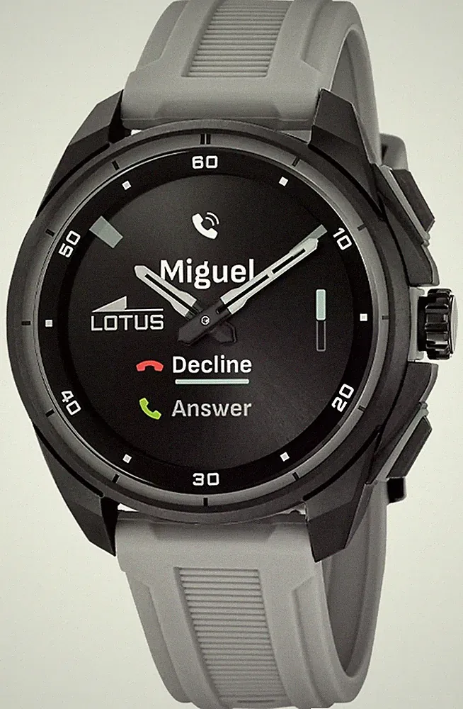 Lotus Vernetzte Full-D-Hybrid-Smartwatch (42,5 Mm) Mit Digitalanzeige Und