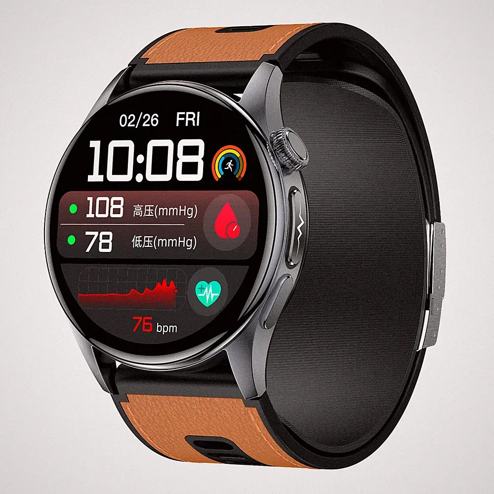 Luftpumpe Airbag True Blutsauerstoffdruck ECG EDA Smartwatch Gesundheitsmonitor