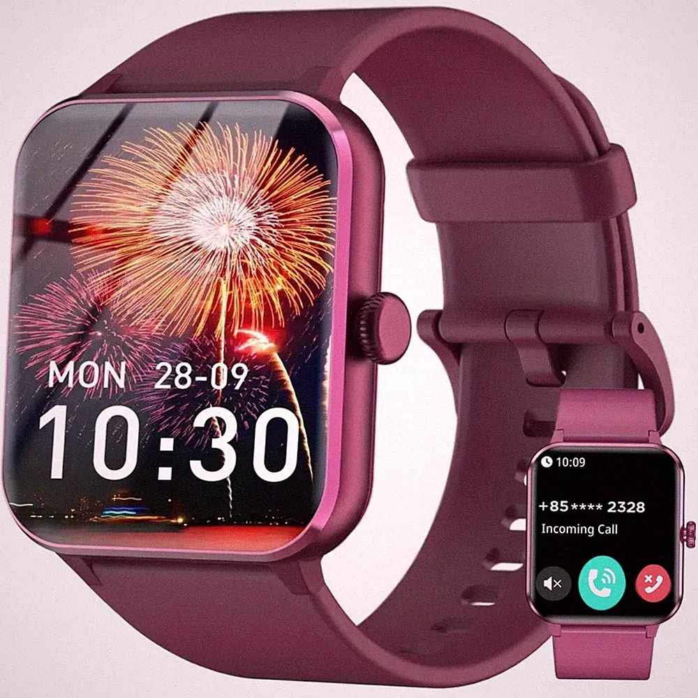 Luxury Smartwatch Damen Herren mit Telefonfunktion & Alexa eingebaut Fitnessuhr