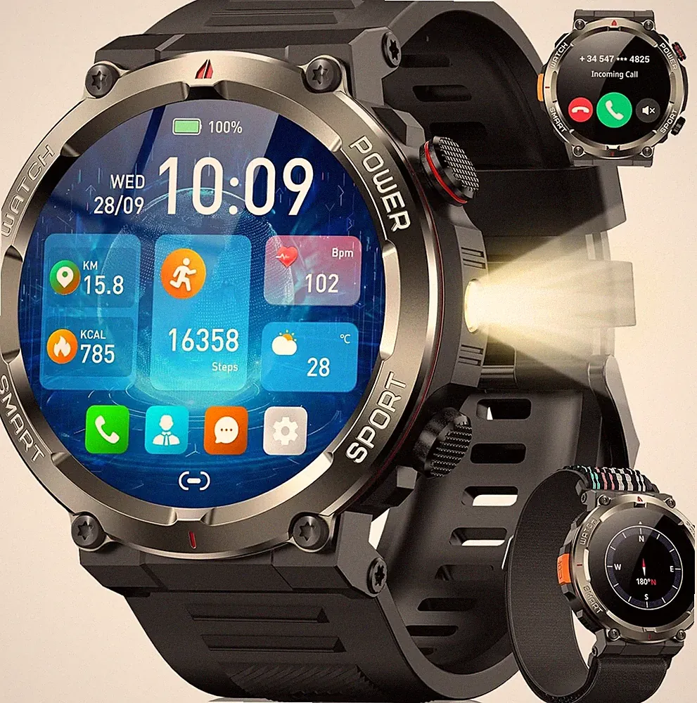 8 mm Luxus-Smartwatch