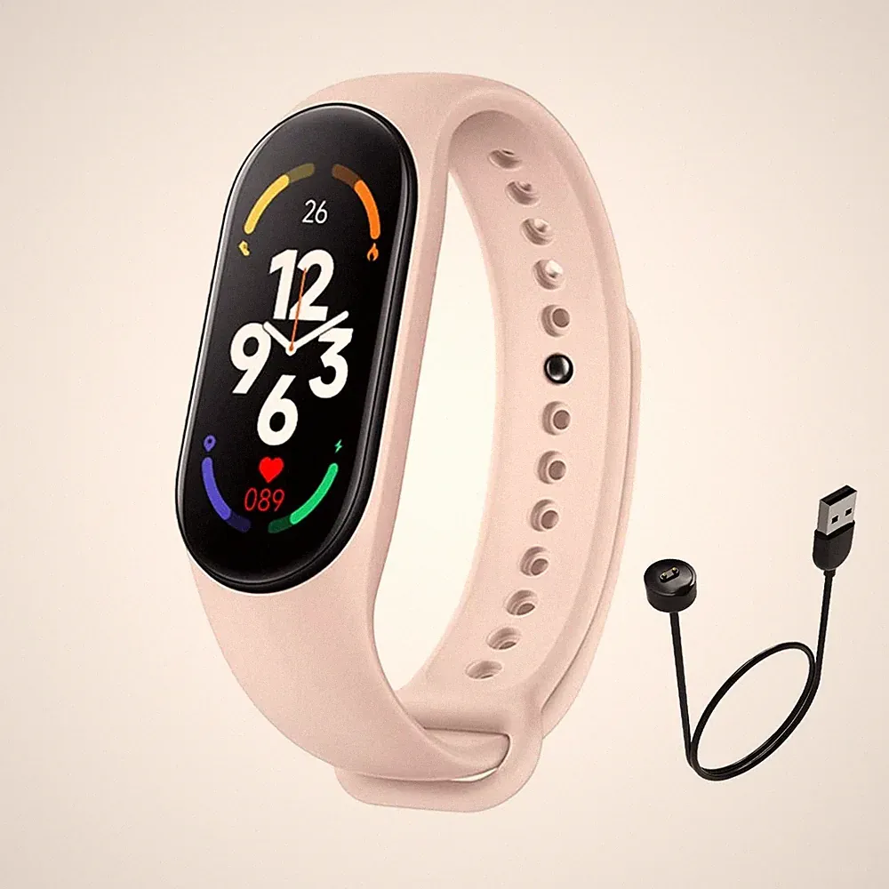 M7 Smart Armband Fitness Tracker Uhr Smartwatch mit Blutdruckmessgerät