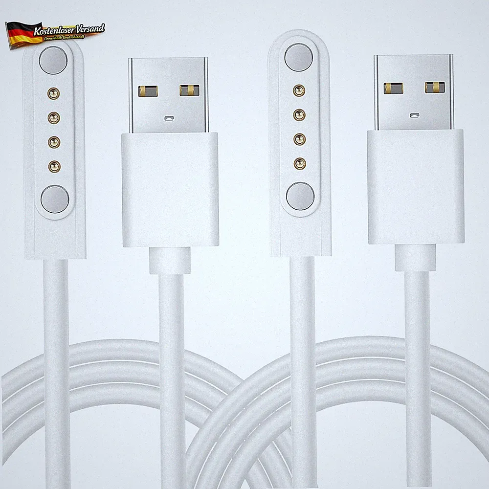 Magnetisches Ladekabel für Kinder Smartwatches 2 Stück 60 cm universal Signale