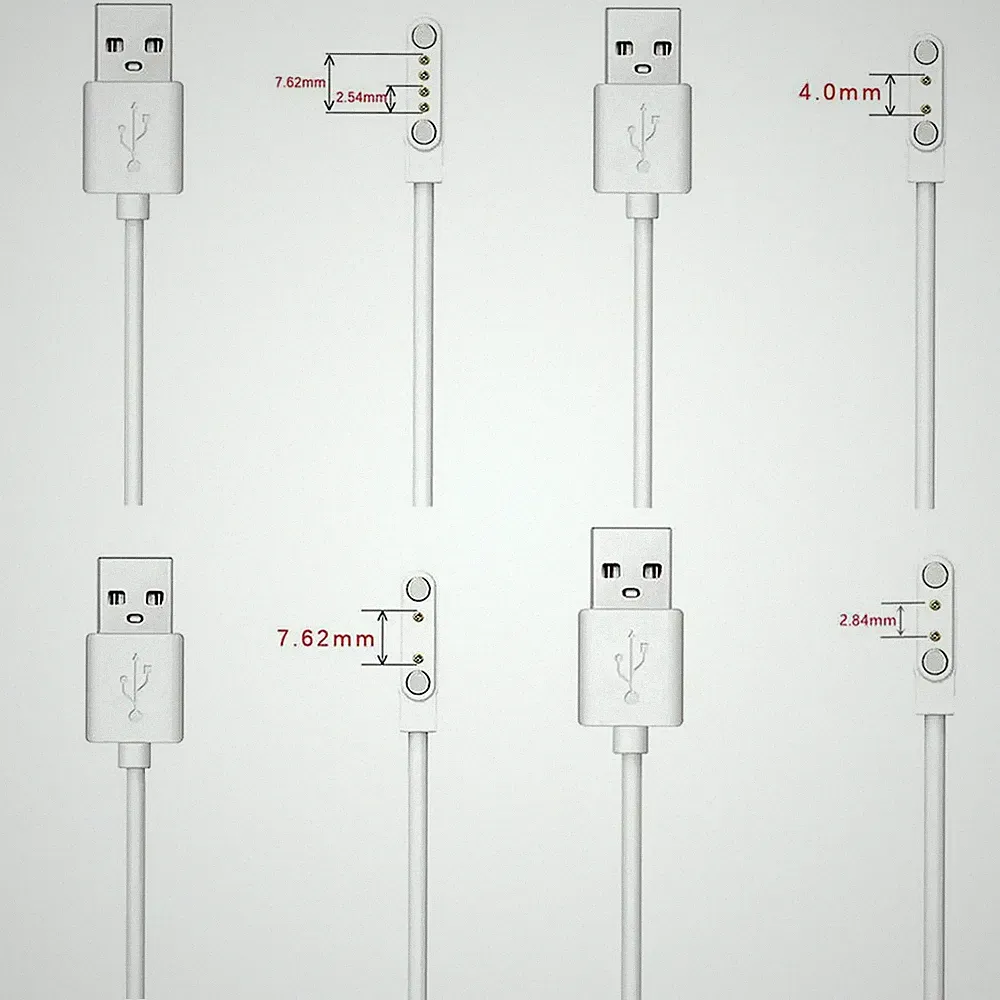Magnetisches Ladekabel für Smartwatch & Fitness-Tracker, 2/4-Pin