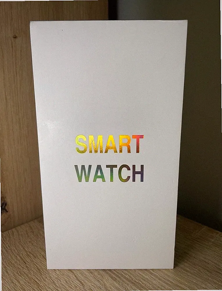 Marsyu ET458 Smartwatch 18mm Silikonband Schwarz Android iOS