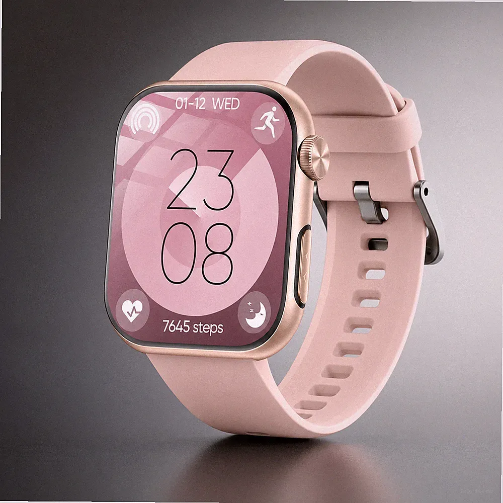 Marsyu Smartwatch EKG 1,97"AMOLED Telefonfunktion Blutdruck SpO2 IP67 NEU OVP