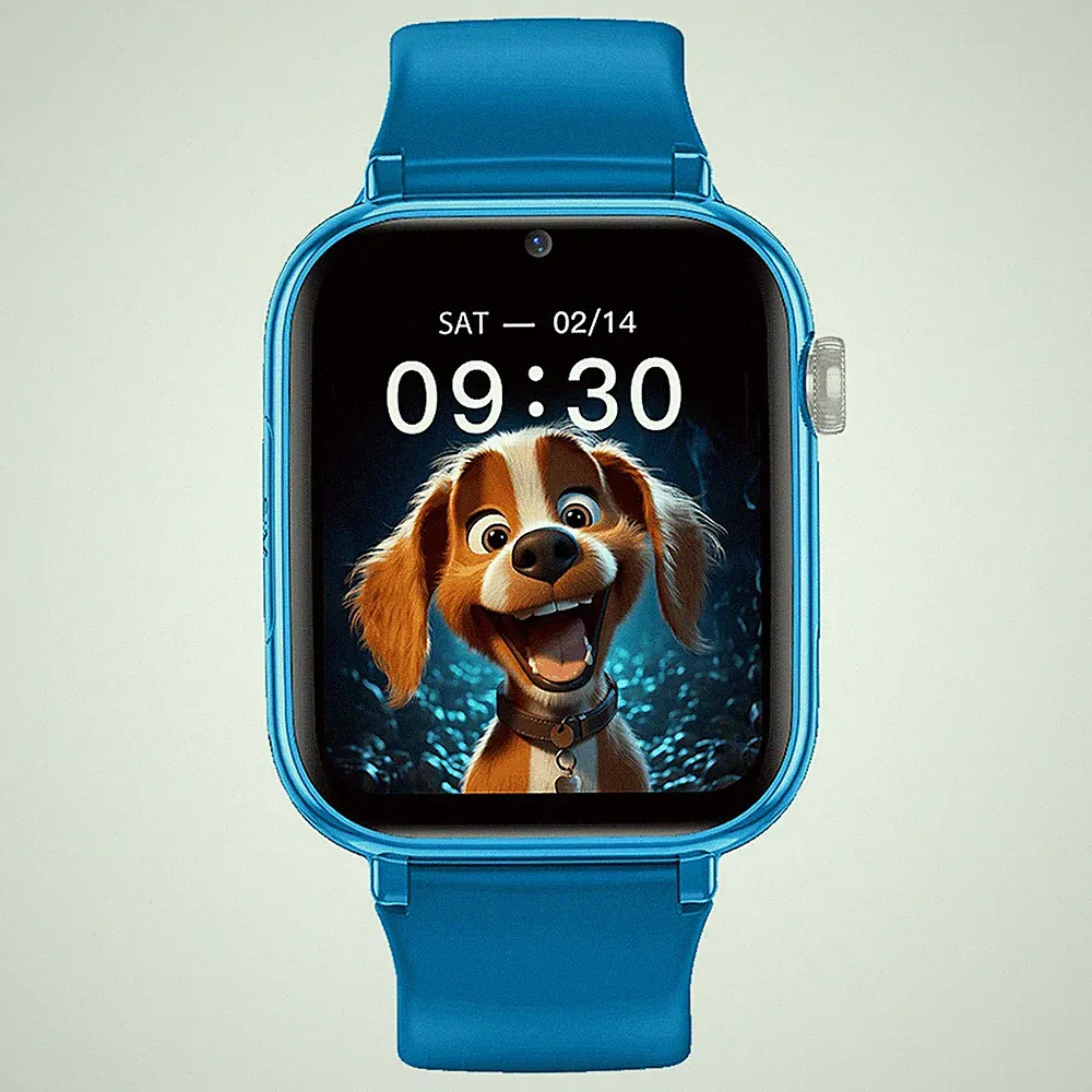 Maxcom, Kinder-Smartwatch FW59 KIDDO 4G IP65 mit GPS, Blau