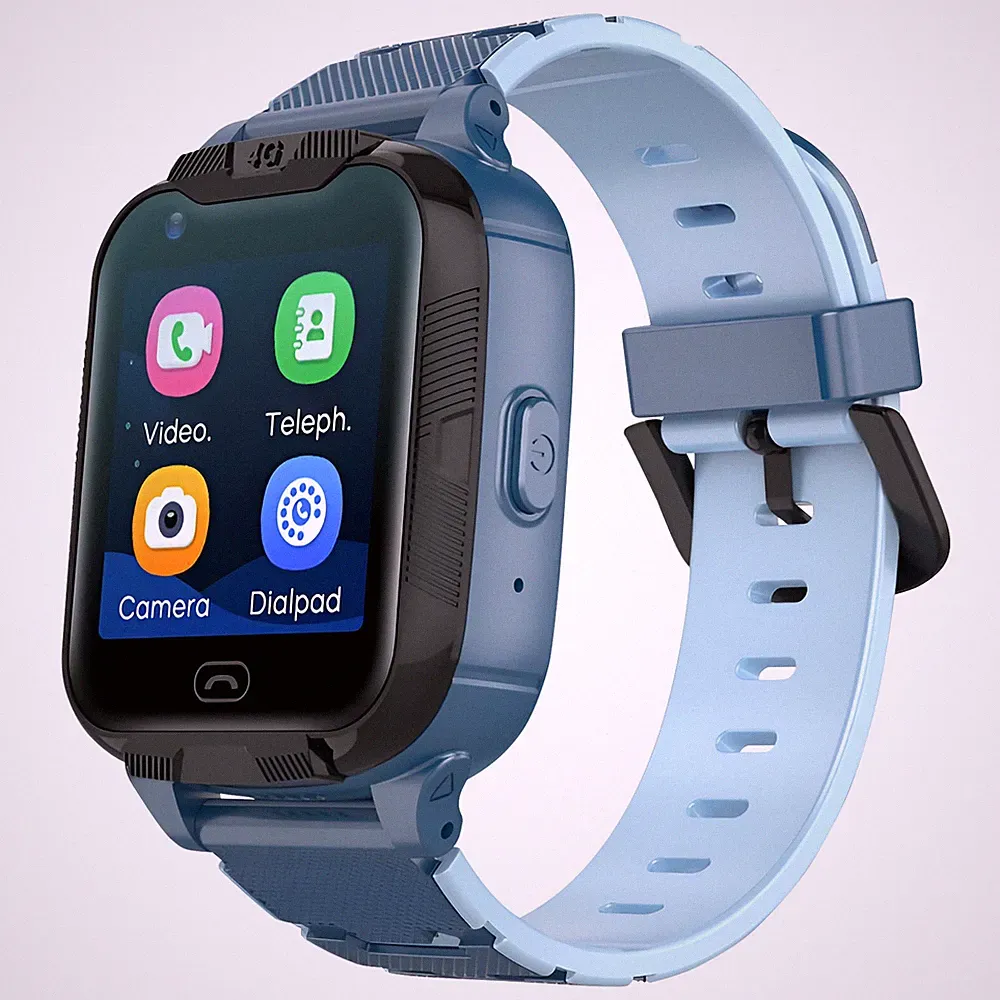 Maxlife, Kinder-Smartwatch WiFi SIM GPS Videoanruf integriert, Blau