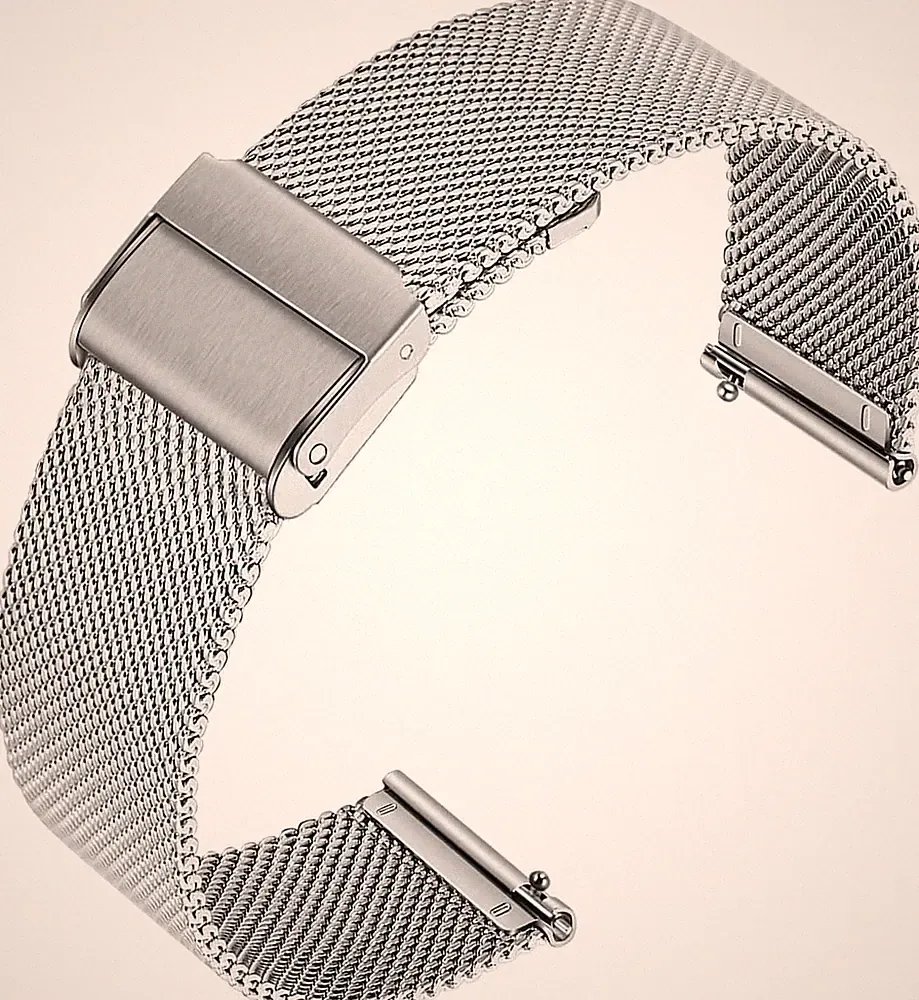 smartwatch damen metallarmband silber