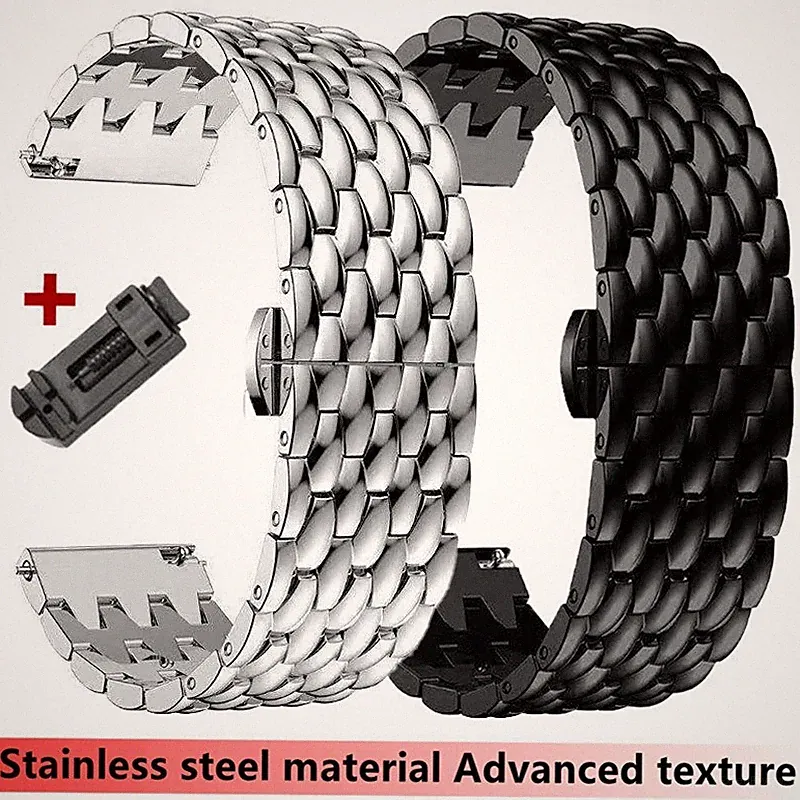 Metall Edelstahl Armband für Samsung Galaxy Watch 3 45mm 46mm Gear S3 Frontier