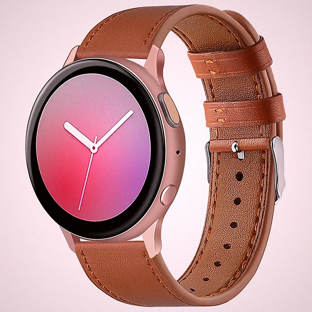 Metall/Leder/Nylon/Silikon Armband Uhrenarmband für 20 22mm Smartwatch Universal