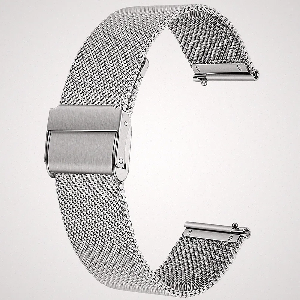 Metall Uhrenarmbänder, Schnellspanner Armbänder Milanaise Uhrenarmband für He...