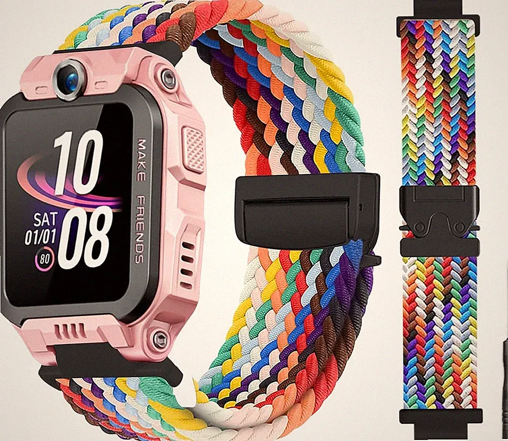 Metallschnalle Fallschirmschnalle Ersatzband für Kinder Smartwatch