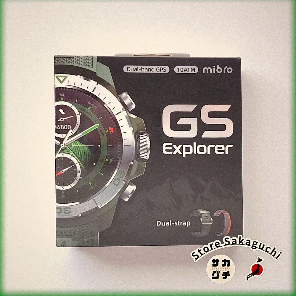 Mibro GS Explorer 46mm Outdoor Smartwatch AMOLED Dual GPS Roadbook10ATM Grün
