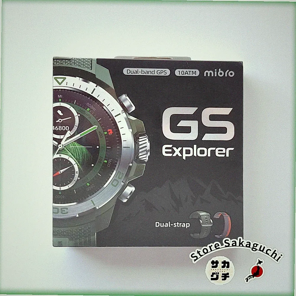Mibro GS Explorer 46mm Outdoor Smartwatch AMOLED Dual GPS Roadbook10ATM Grün