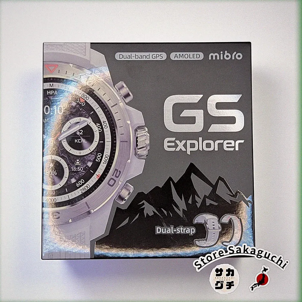 Mibro GS Explorer 46mm Outdoor Smartwatch AMOLED Dual GPS Roadbook10ATM Weiß