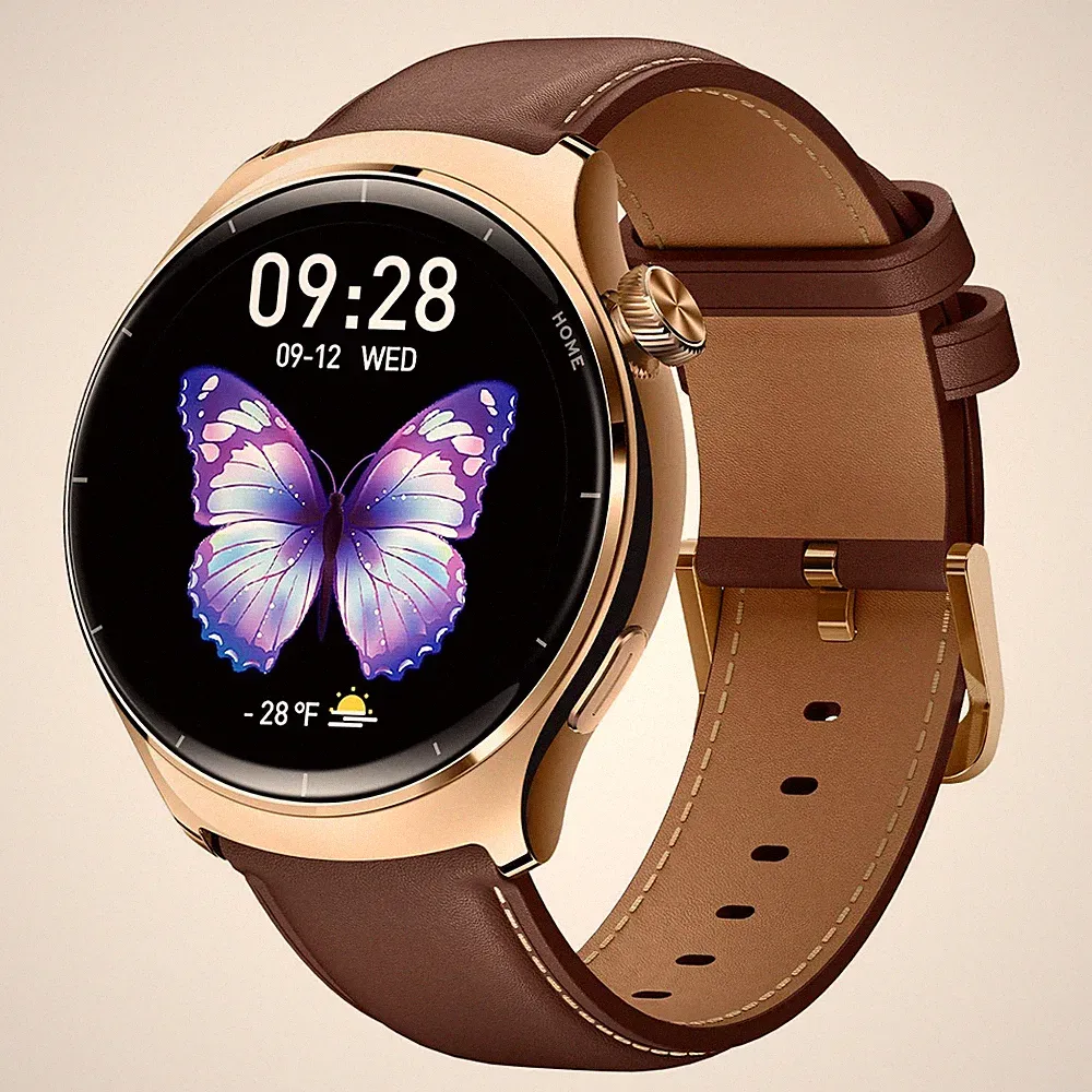 Mibro Lite3 Pro GPS Smartwatch Herren Damen Rund 45mm, 15 Tage Akku, Fitnessuhr