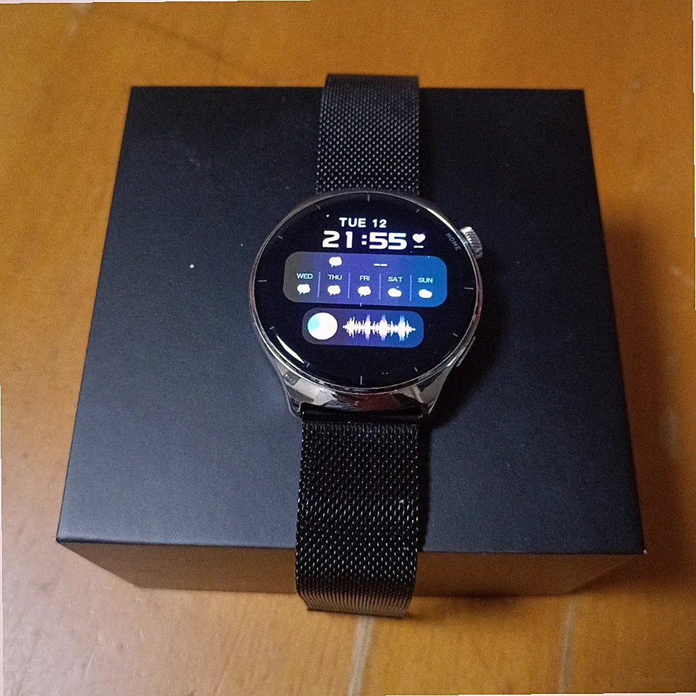 Mibro Lite3 Pro Smartwatch 45mm GPS Herzfrequenz Bluetooth-Anruf 2 Armbänder
