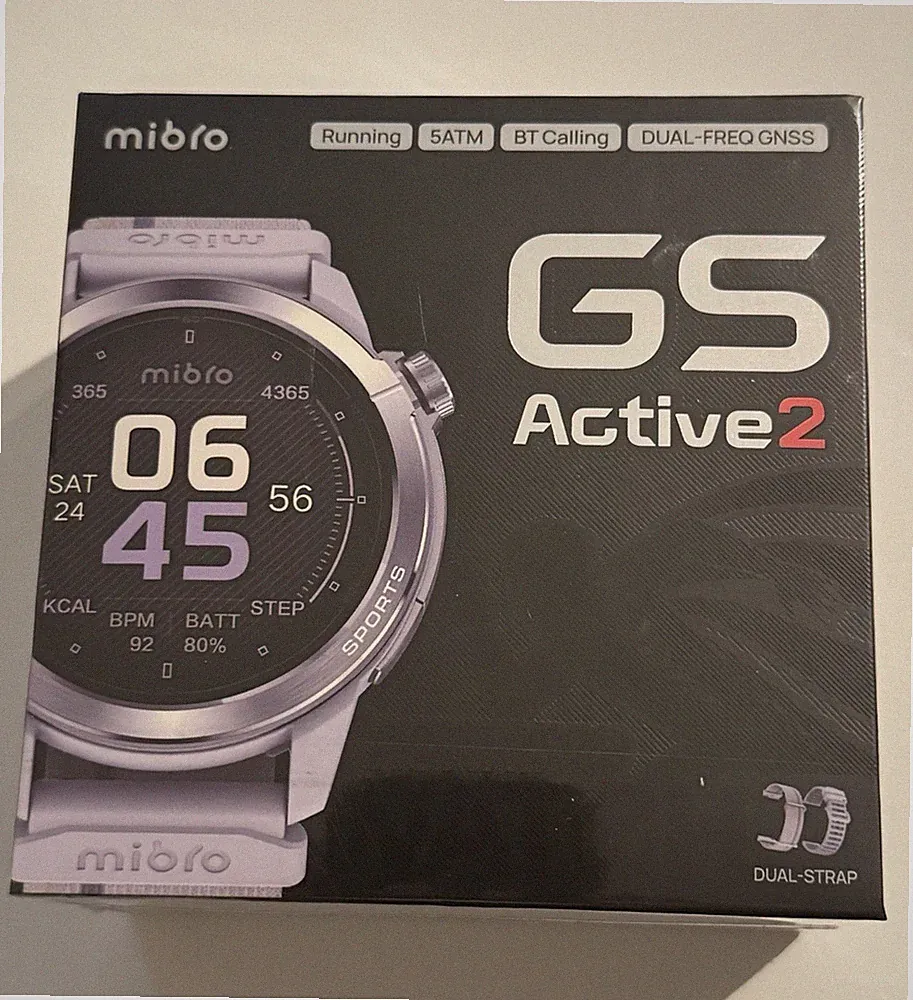 mibro Watch GS Active2 Smartwatch Lila BT Calling Dual-Freq GNSS GPS 5ATM