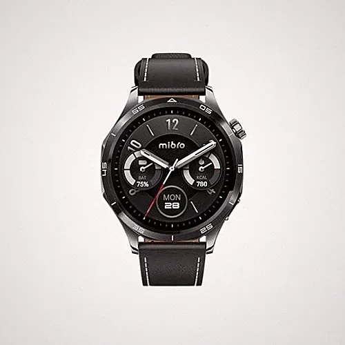 Mibro Watch GT 46mm Business Casual Smartwatch 1,43" Schwarz Leder