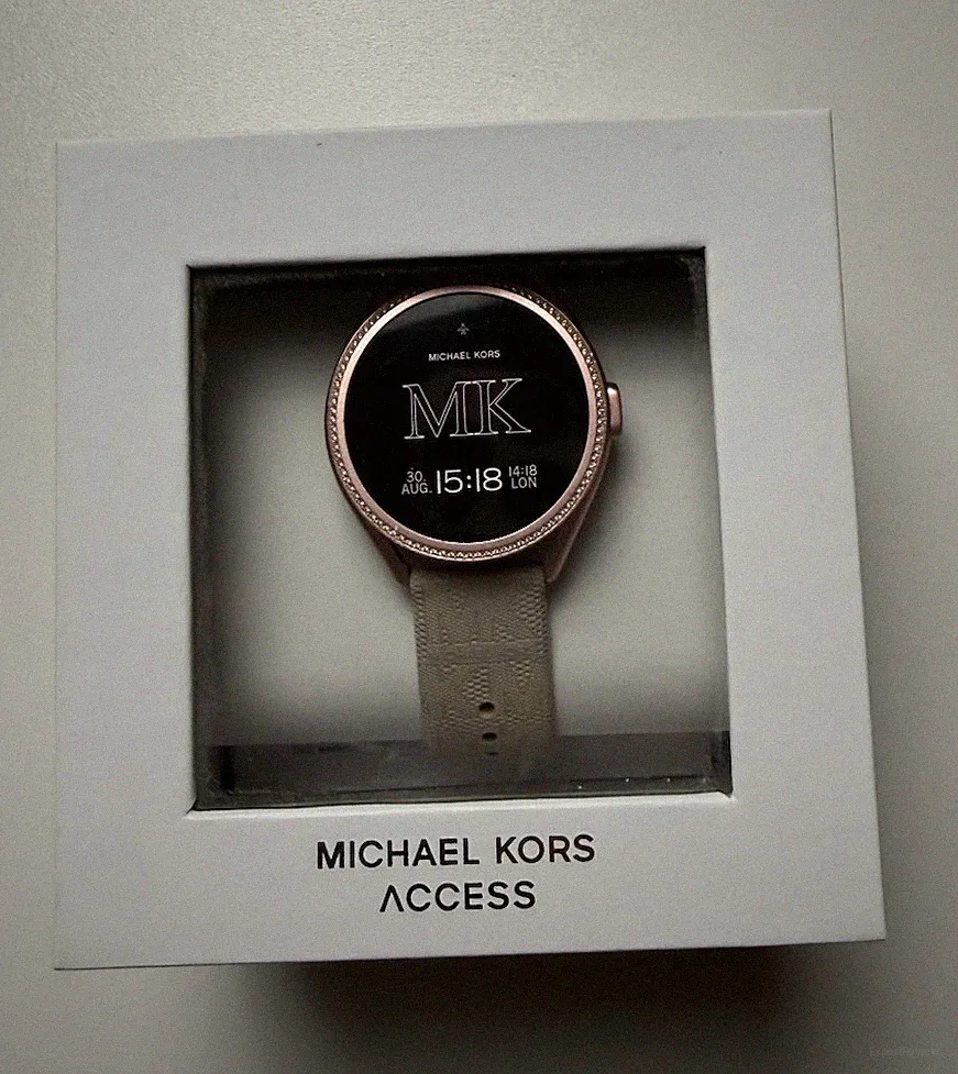 MICHAEL KORS ACCESS MKT5117, Smartwatch, Rosa-Grau, mit Zubehör