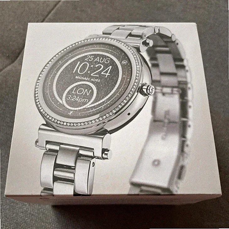 Michael Kors Access Smartwatch 40mm Edelstahl Silber kompatibel Android iOS