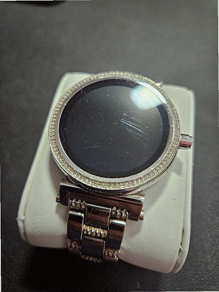 Michael Kors Access Smartwatch 42 mm Silber Edelstahlarmband Strass DW5B