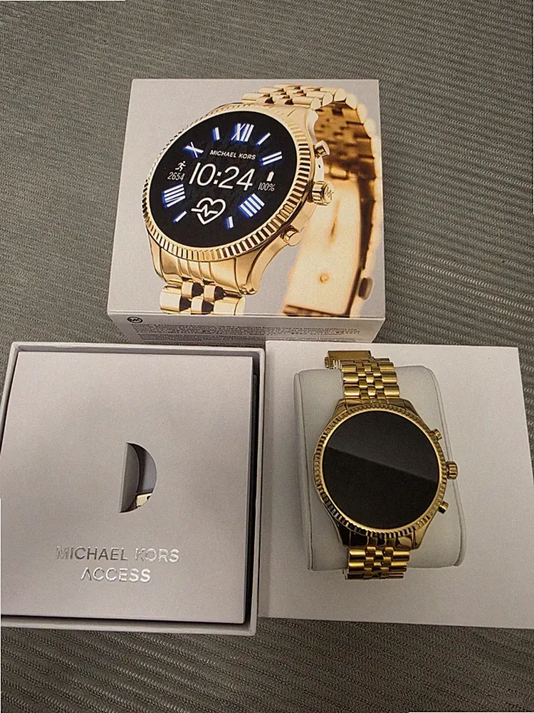 Michael Kors Access Smartwatch 44 mm Gold Edelstahl Android/iOS