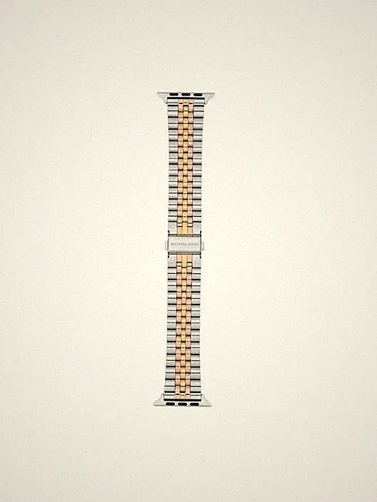 MICHAEL KORS Smart Watch Wechsel Armband Apple Strap MKS8065E Silberfarben