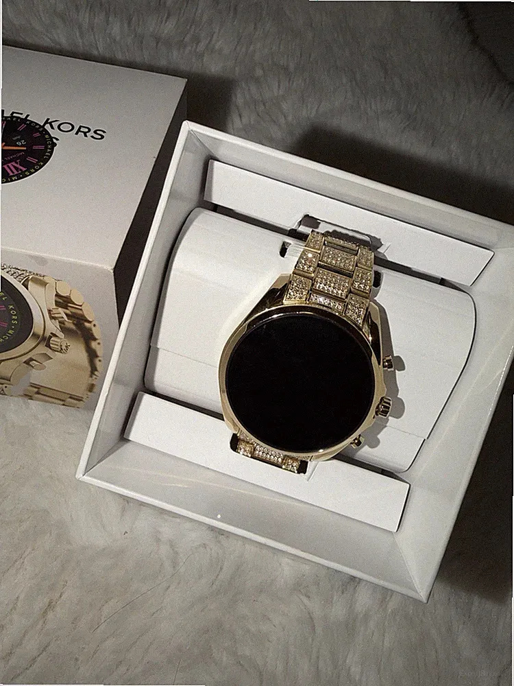 Michael Kors Smartwatch Uhr Gold Mit Diamanten Access Gen 6 Bradshaw