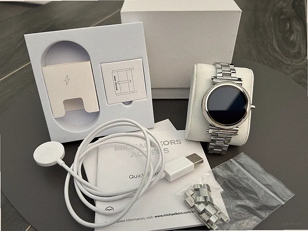 Michael Kors Uhr Smartwatch Silber Edelstahl