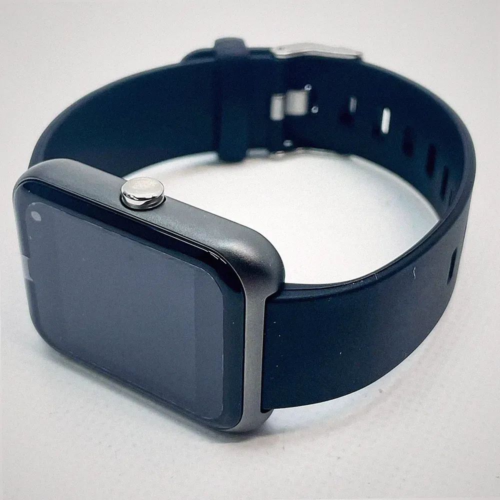 MicLee Damen Herren Smartwatch Fitness (Schwarz) Armband Wasserdicht IP68