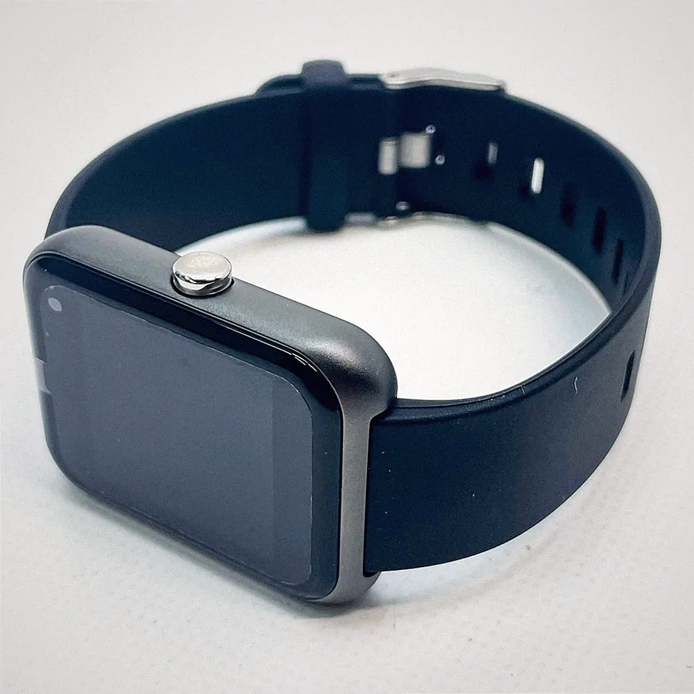 MicLee Damen Herren Smartwatch Fitness (Schwarz) Armband Wasserdicht IP68