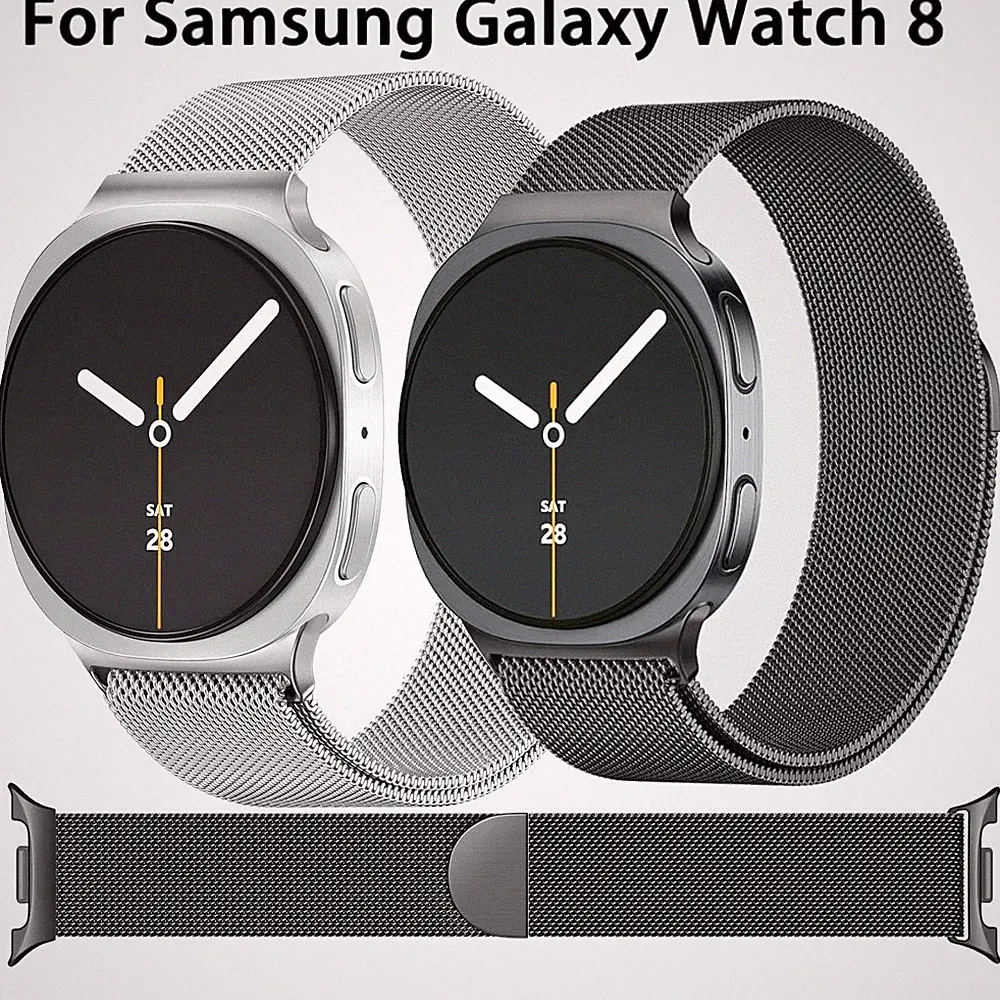 Milanese Armband für Samsung Galaxy Watch 8/8 Classic 40/44/46mm 2025 Smartwatch