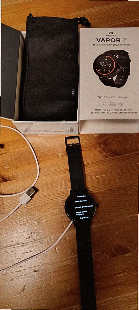 Misfit Vapor 2 36mm Smartwatch schwarz