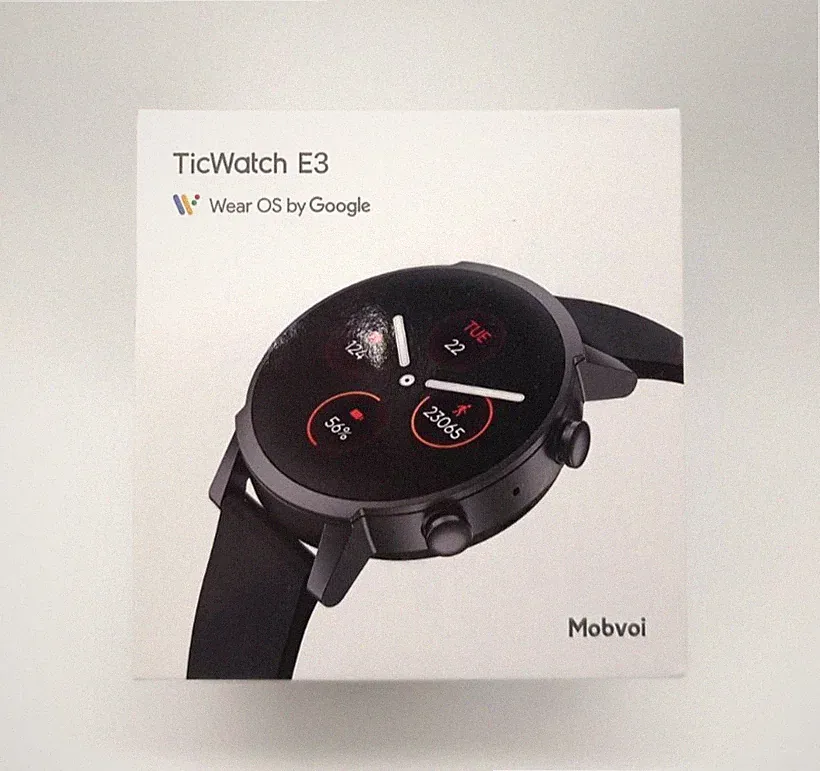 Mobvoi Ticwatch E3 Smartwatch mit Google Pay NFC, GPS, 2.5D, Bluetooth 5.0, IP68