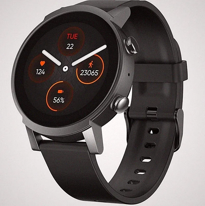 Mobvoi Ticwatch E3 Smartwatch mit Google Pay NFC, GPS, Bluetooth 5.0, WearOS 3.5