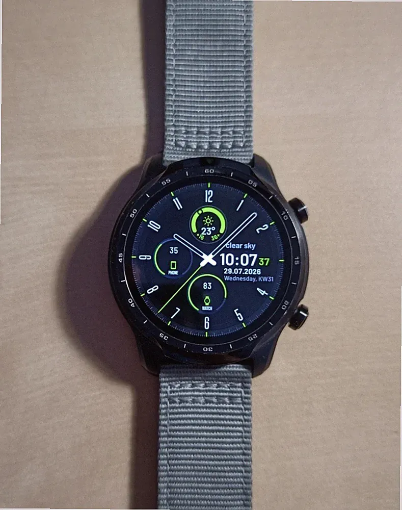 Mobvoi TicWatch Pro 3 GPS Smart Watch Dual Display 47mm - Shadow Black