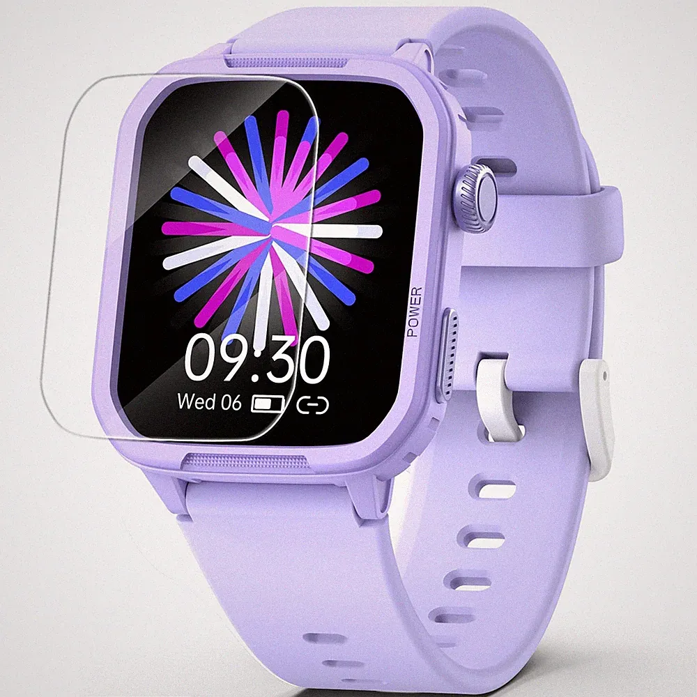 ModaWin Kinder Smartwatch Fitness Tracker mit Pulsmesser und IP68 lila 616J